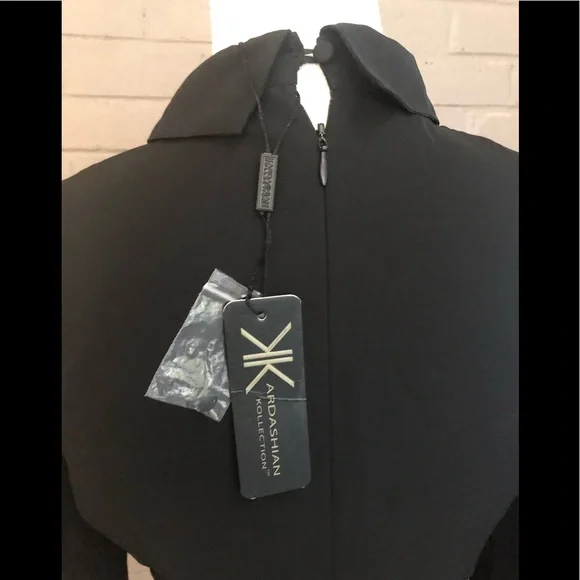 Kardashian Kollection NWT Black Dress  XS - Picture 6 of 10